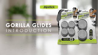 SLIDE FURNITURE EASILY ON CARPET AND TILE FLOORS: Gorilla Glides allow easy movement 1-1/4' & 2' Dia