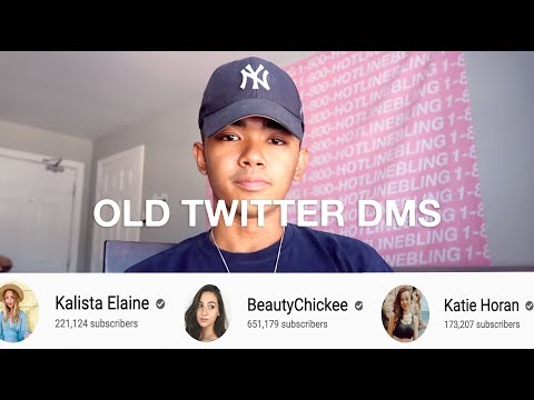 my old DM’s with youtubers - my old DM’s with youtubers