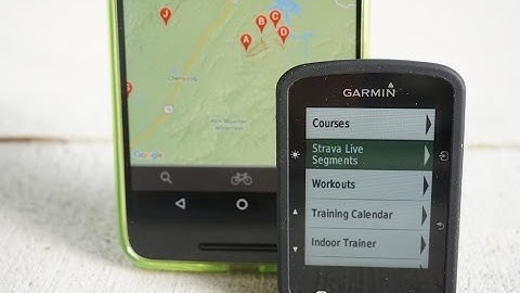 Garmin -- Strava Live Segments Setup and Function
