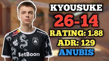 CS2 POV | KYOUSUKE (26-14) FACEIT RANKED (ANUBIS) | SEM VOZ