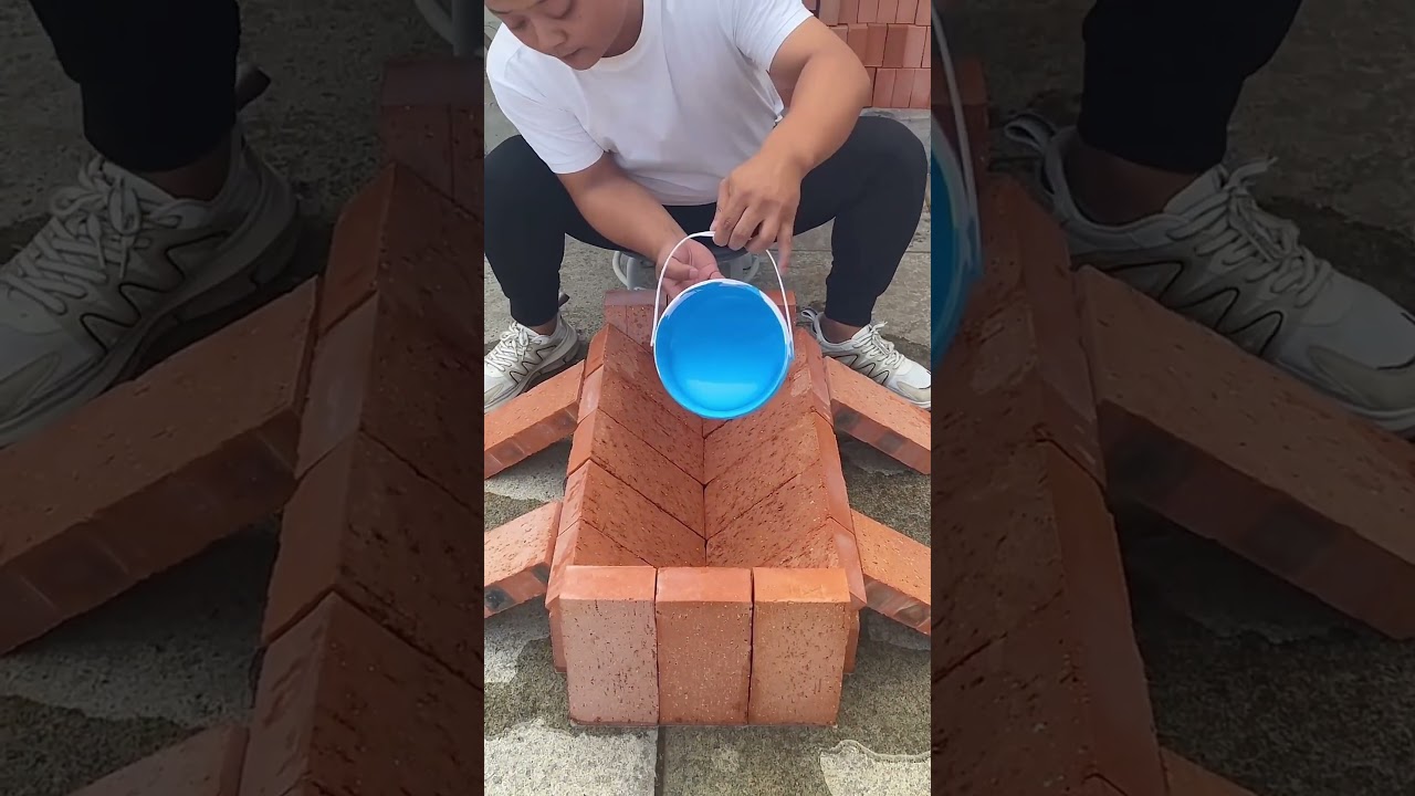 Stick Bricks Without Cement - Incredible Hack! 🧱