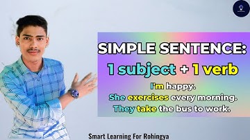 Simple sentences making in the simple present tense