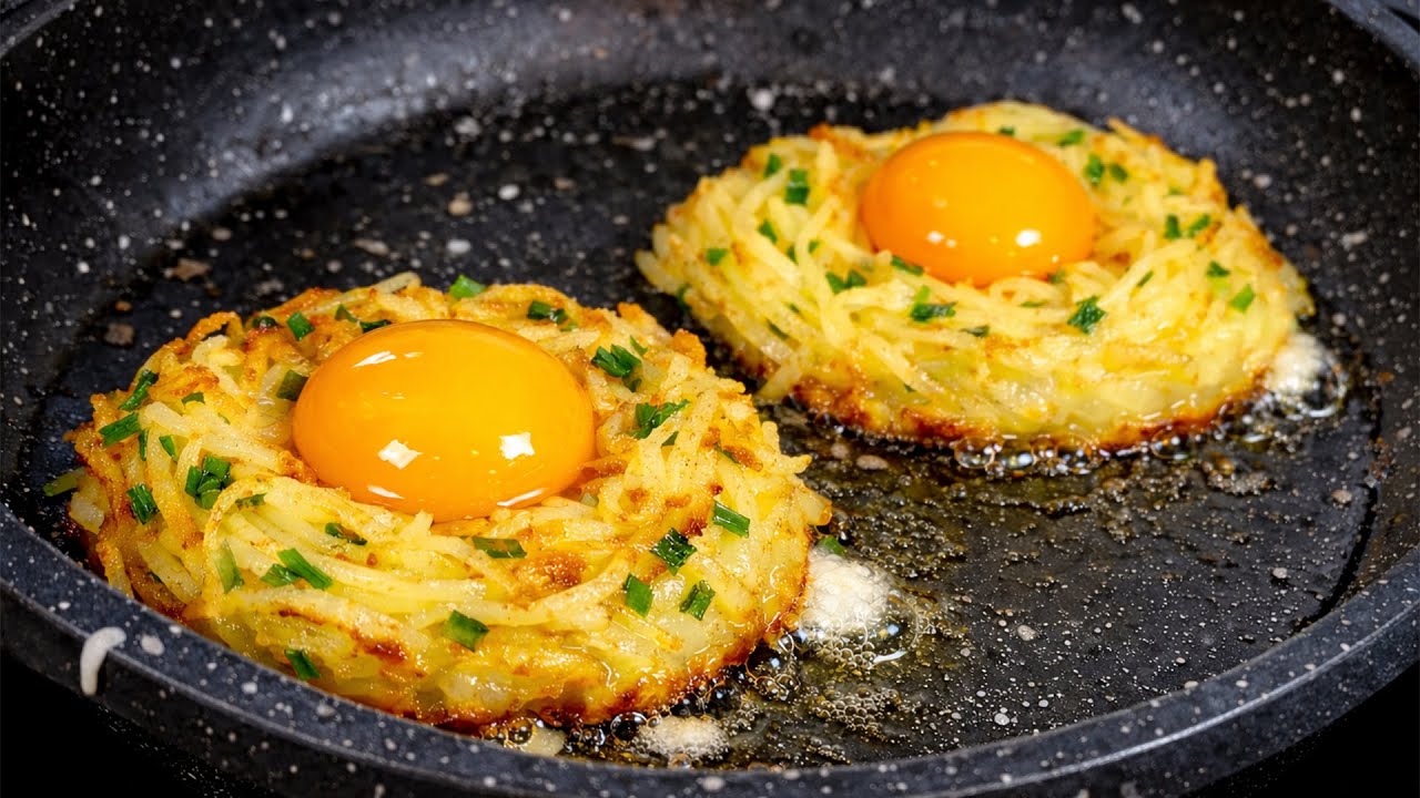 Никто не верит, как это вкусно! Картошка и яйца – быстрый рецепт на каждый день.