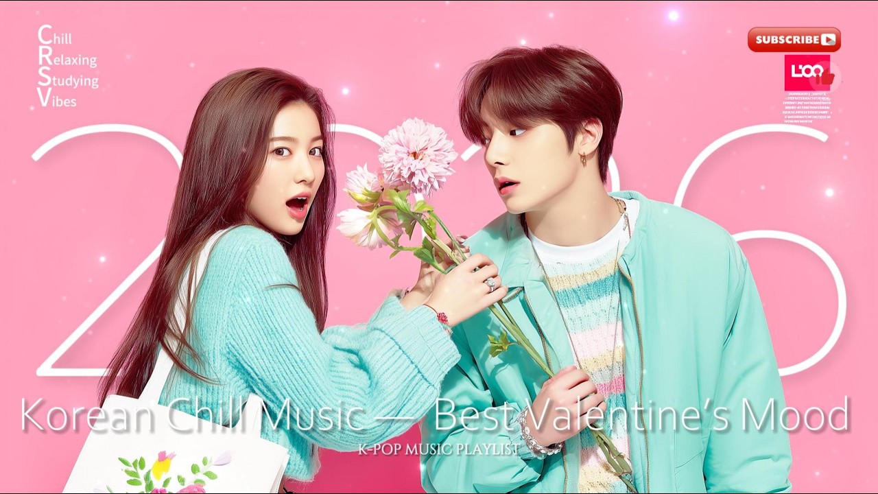 Korean Chill Music 2026 | Valentine’s Love BGM for Study, Work & Coffee 💐💖