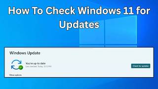 كيفية التحقق من وجود تحديثات لنظام التشغيل ويندوز 11 screenshot 3