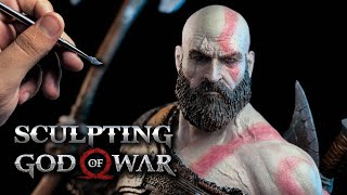 Sculpting KRATOS Timelapse | God Of War Ragnarök