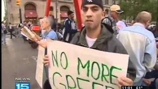 Occupy Fort Wayne holding march