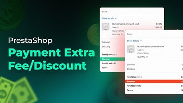How to Add Extra Fees or Discounts on Payment Methods in PrestaShop?
