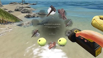 Stranded Deep - Episode 2 - Building a RAFT!!