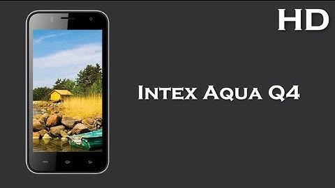 Intex Aqua Q4 comes with 4.5 Inch Display 1800mAh battery, 512MB RAM, Android 4.4 KitKat