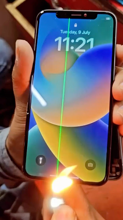 LCD Bergaris Pake Korek aja jangan bawa ke konter