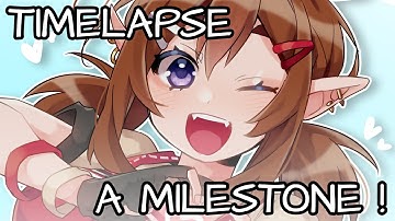 RKGK Timelapse "A Milestone!" [Paint Tool SAI 2]