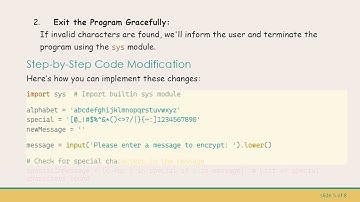 How to Prevent Message Encryption with Special Characters or Numbers in Python Code