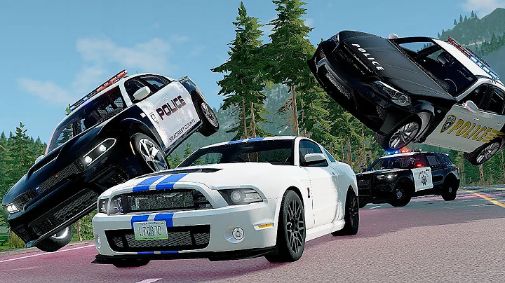 Police Chase and Epic Car Crashes | BeamNG.Drive #21