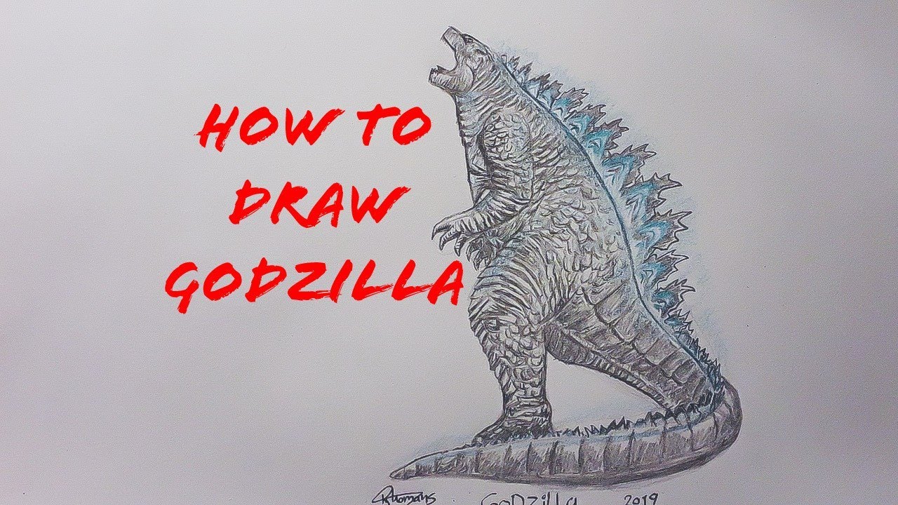 Featured image of post How To Draw Godzilla Step by step video on how to draw godzilla breathing fire