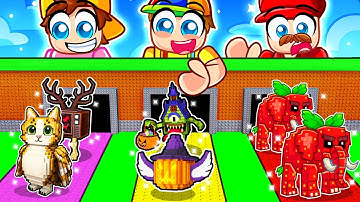 I used MAX LUCK on THREE ROWS in ADMINS SERVER in Steal a Brainrot!