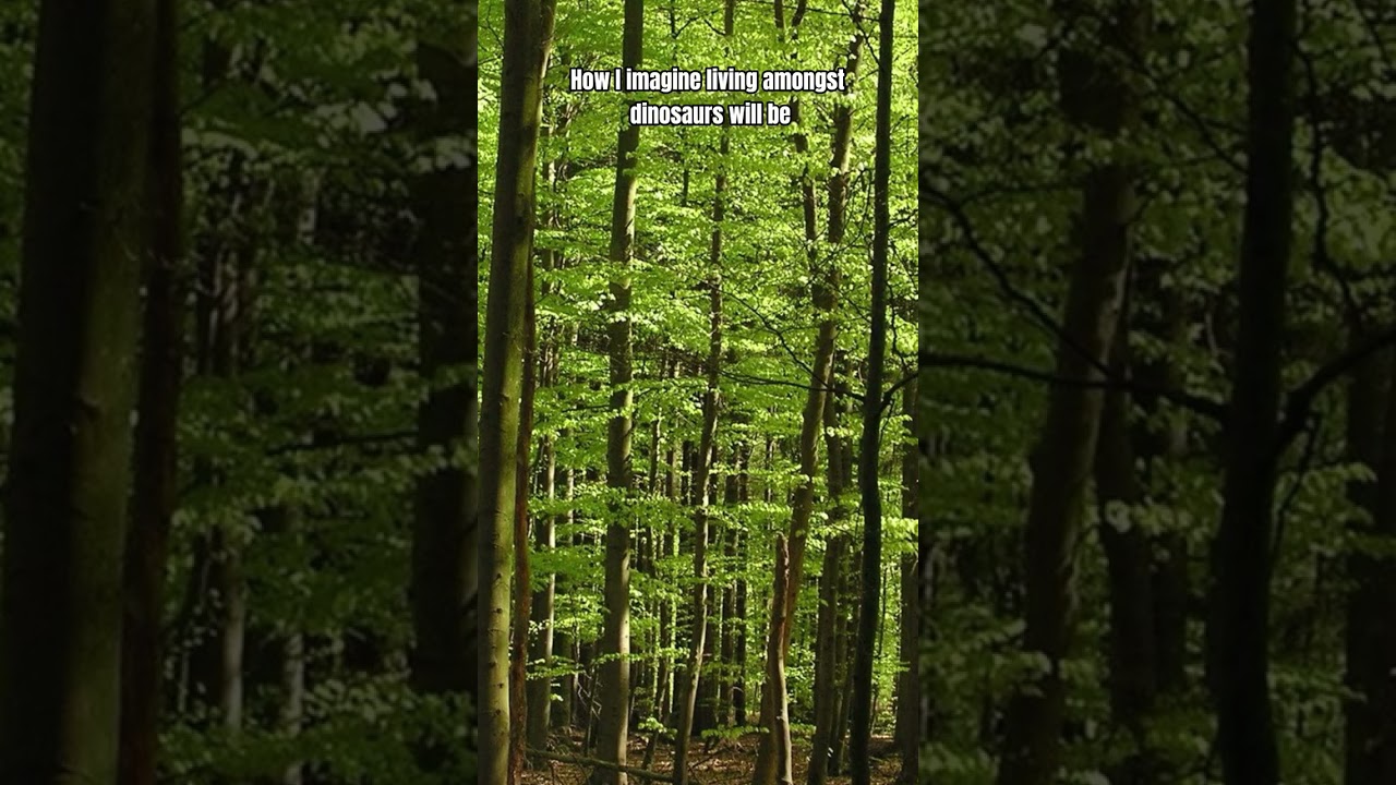 Imagine living amongst the dinosaurs ￼ 