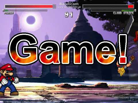 MUGEN マリオVSクラウド・ストライフ