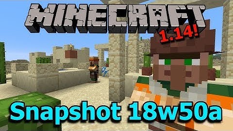 Minecraft 1.14 Snapshot 18w50a- New Villages and Villager Skins, Raid Changes, New Furnaces!