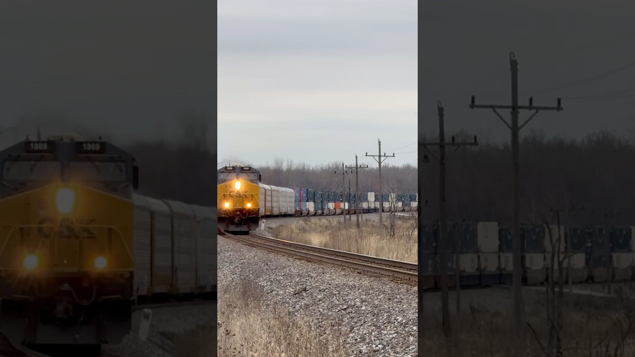 CSX C&O Heritage Unit Leads I025! 