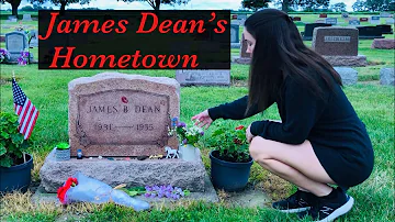 James Dean ~ A tour of his hometown, gallery, childhood house and grave in Fairmount Indiana.