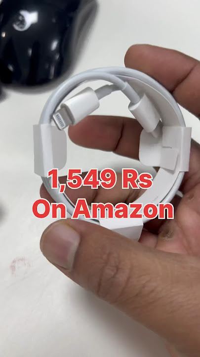 Apple Original C Type To Lightning Cable From Amazon #trending #apple #accessories #smartphone