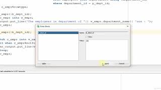 85   PL SQL Cursors with Parameters