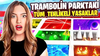 TRAMBOLİN PARKTAKİ TÜM TEHLİKELİ YASAKLARI DENEDİM !