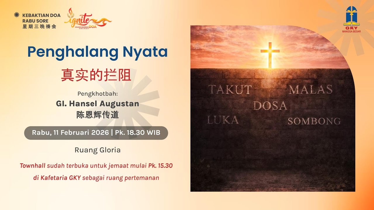 Khotbah Kebaktian Doa - 11 Februari 2025