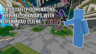 8 Minutes of blatant cheating on Hypixel ft. OpenMyau+