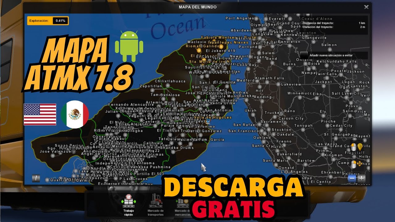 ATS MOD MAP ATMX 7.8 