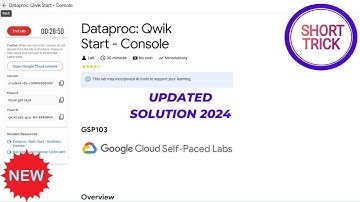 Dataproc: Qwik Start - Console || 2024 || #GSP103 #qwiklabs #qwiklabsarcade2024