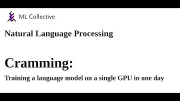 Cramming: Training a Language model on a single GPU in one day