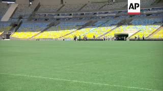 Ioc President Bach Visits Maracana Stadium