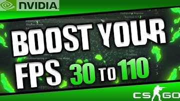 BEST LOW SETTINGS FOR CSGO AND NVIDIA CONTROL PANEL SETTINGS (FPS BOOST)