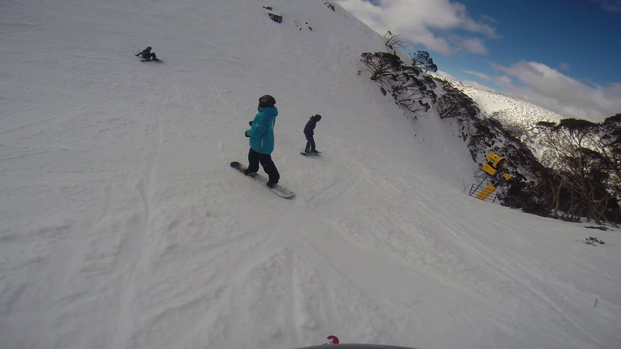 trademark meaning Canyon Run at Mount Hotham with a Ski Crash involving the Snakeman Raymond Hoser