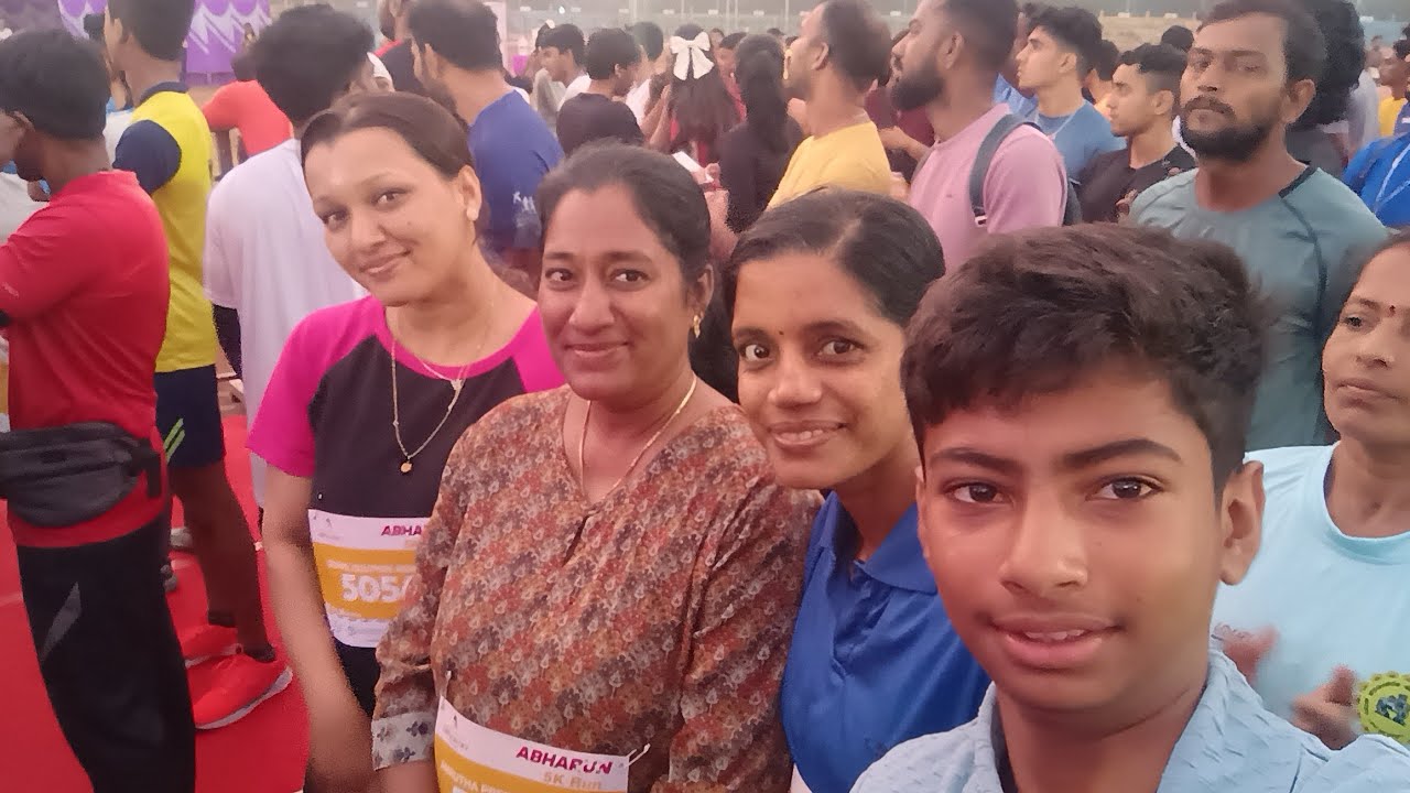 Marathon 5k completed... #dailyvlog  #marathon #womensday 