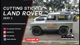 CUTTING STICKER || LAND ROVER SERI 3 screenshot 3