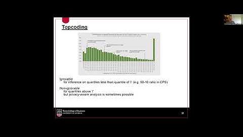 2020 Methods Lecture, Ian Schmutte "Decisions with Privacy-Protected Data"