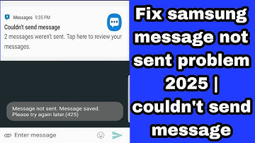 Fix samsung message not sent problem 2025 | couldn