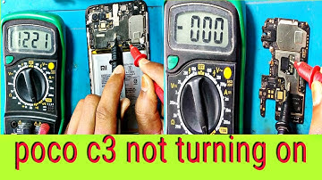 poco c3 not turning on - Poco c3 dead & short problem solution.