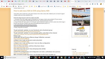 EVE How to add cisco asa to eve-ng - Cisco Qemu ASA to EVE