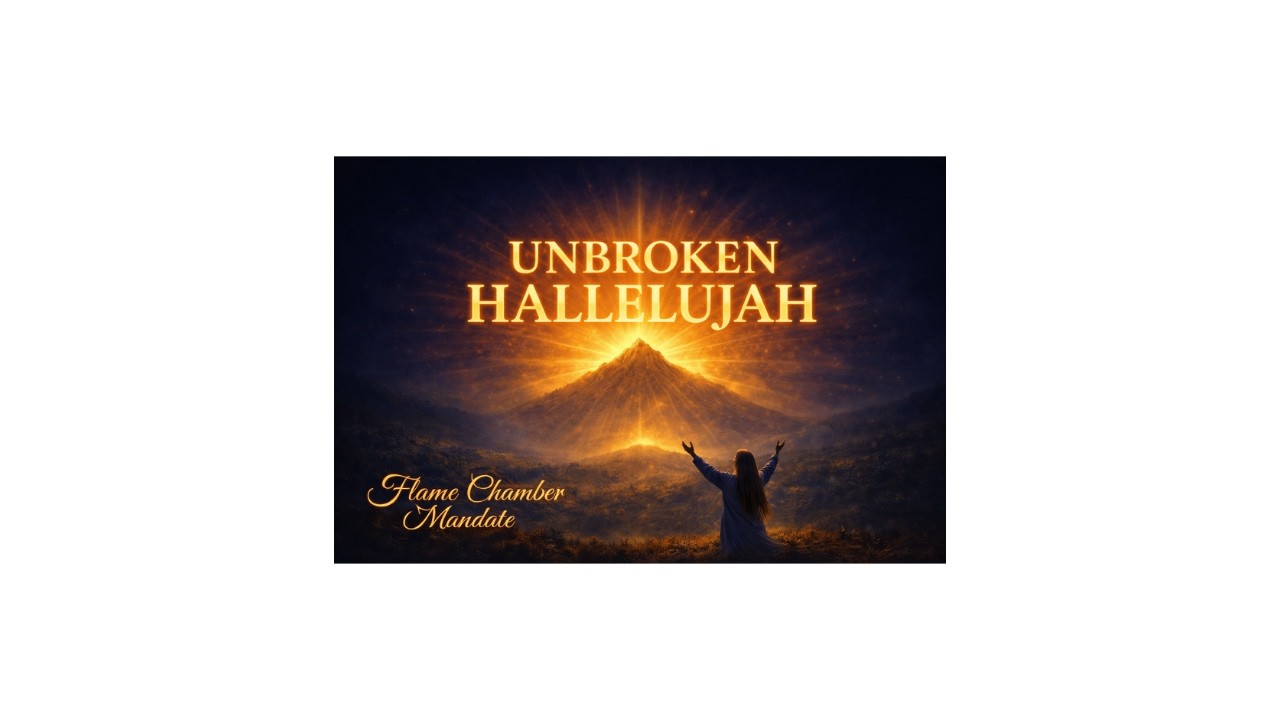 Unbroken Hallelujah|Prophetic Worship Song|Flame Chamber Mandate 🔥