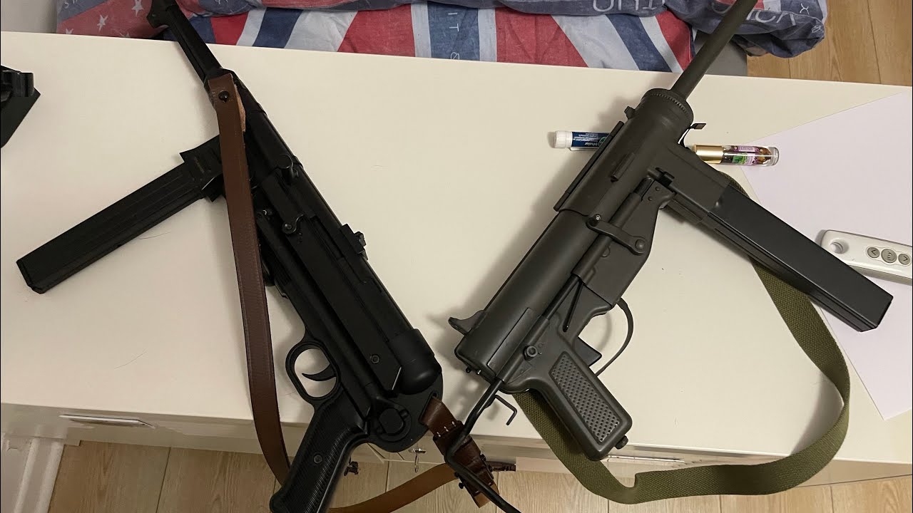 Немецкий MP40 🇩🇪 против американского пистолета-пулемета M3A1 для страйкбола 🇺🇸