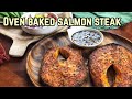 Oven Baked Salmon Steak | Easy Salmon Recipe