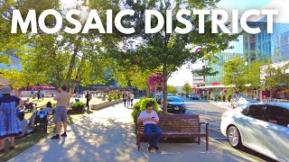Walking Mosaic District Fairfax Virginia Walkable Living Outside Washington DC Sept 2023