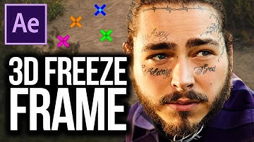 3D Freeze Frame Tracking EFFECT in After Effects! Tutorial