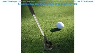 Free Shipping  "New Telescopic Golf Ball Retriever - Golf Ball Picker /Golf Pick Up Scoop 16.5""-78