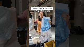 FABSCRAP is my fave place to volunteer &amp; shop fabric in Brooklyn #sustainablefashion