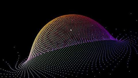 3D sphere to 2D stereographic projection